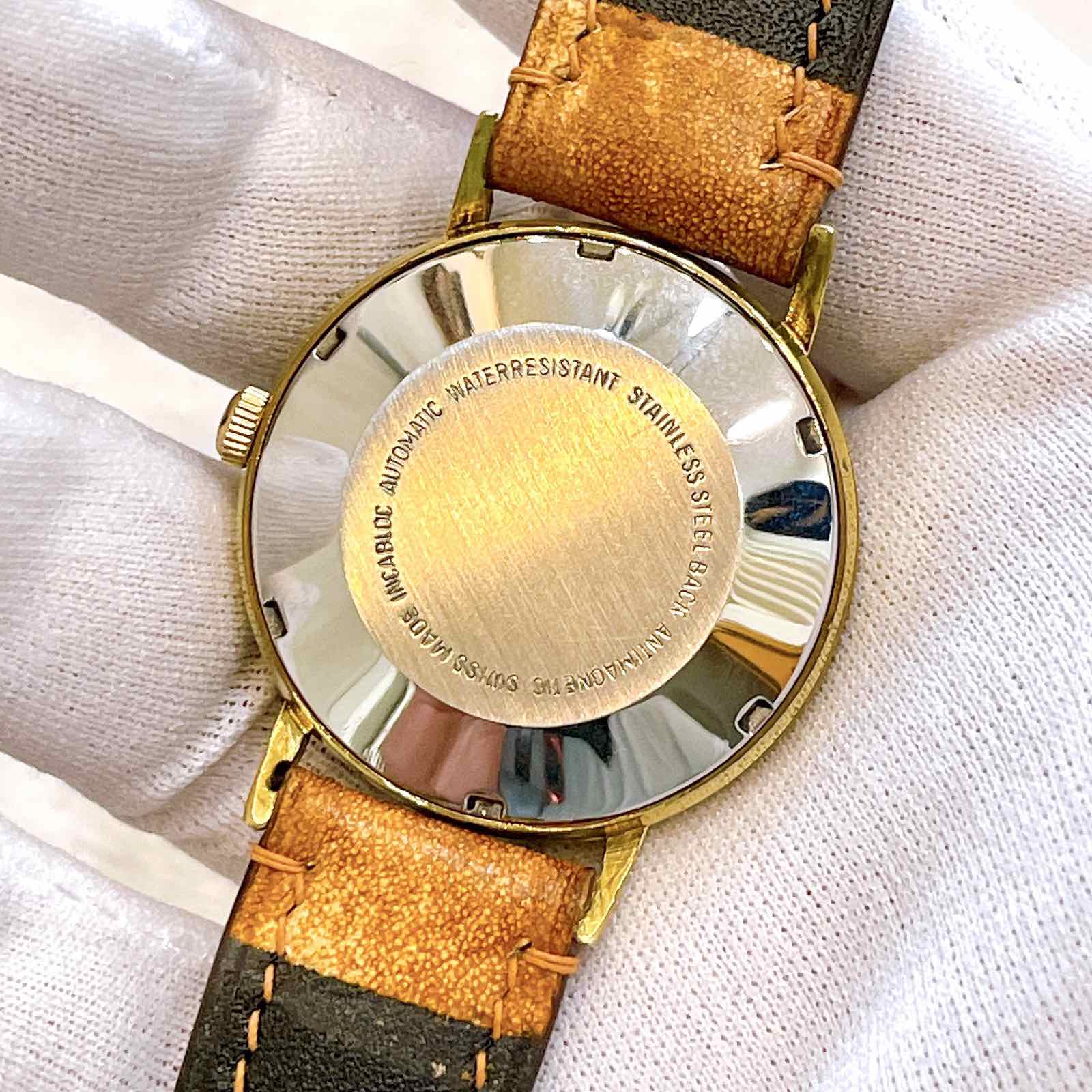 Đồng hồ Le Rolland Automatic lacke vàng 18k chính hãng thụy Sĩ 
