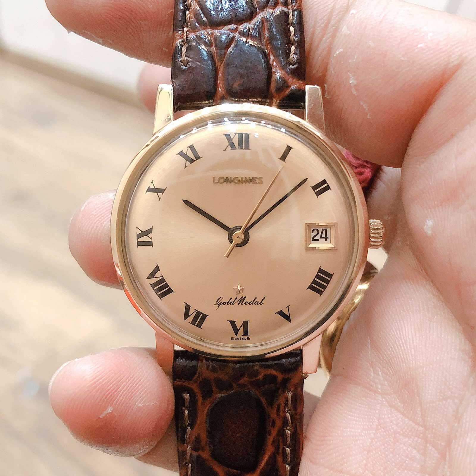 Đồng hồ cổ Longines GoldMedal lên dây chính hãng Thuỵ Sĩ