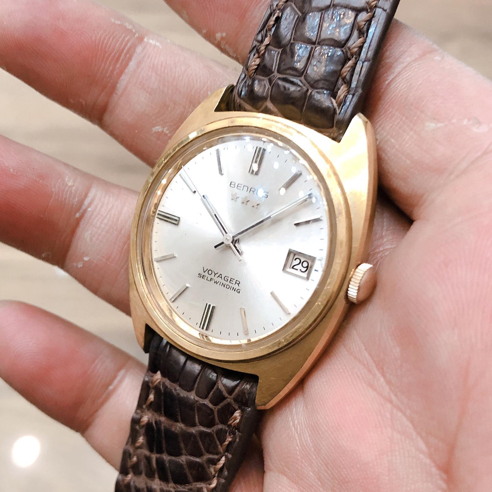 Đồng hồ cổ Benrus automatic lacke chính hãng thuỵ sỹ