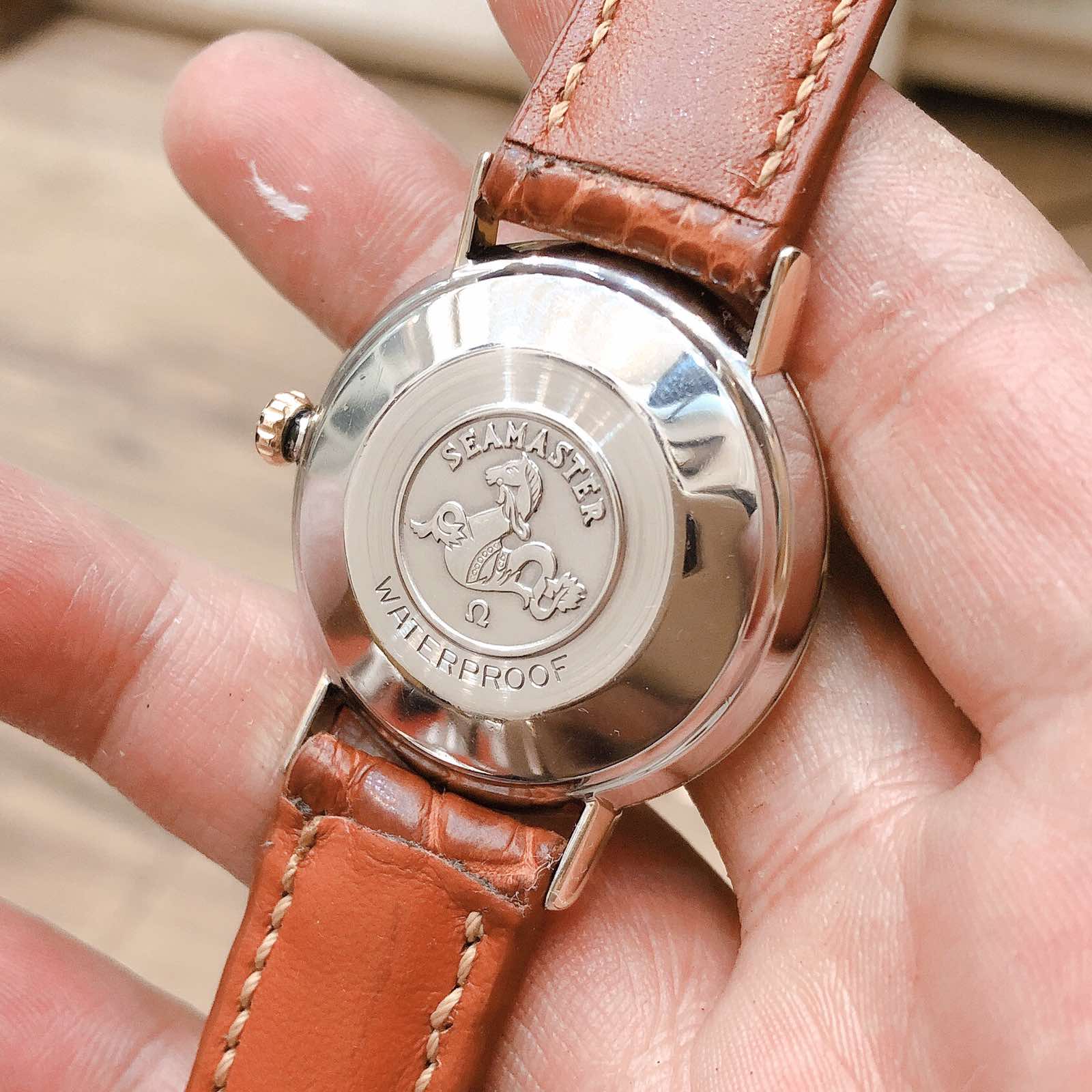 Đồng hồ cổ Omega automatic seamaster Deville chính hãng Thuỵ Sĩ