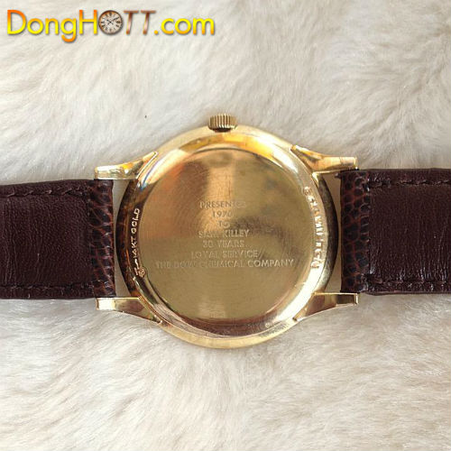 Đồng hồ Hamilton Thin-O-Matic 14k gold siêu mỏng