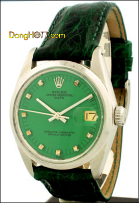 Những chiếc đồng hồ đeo tay nam cổ màu xanh lá hiếm hoi được rất nhiều người săn lùng