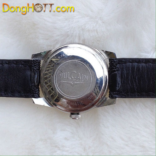 Đồng hồ cổ VULCAIN Automatic chính hãng Thụy Sĩ sản xuất 1956 vỏ Inox toàn thân đẹp lung linh, giá cực rẻ