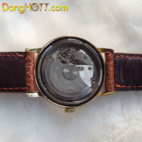 Đồng hồ cổ CLINTON Automaticsản xuất 1965 ba kim một lịch chính hãng Thụy Sĩ sản xuất