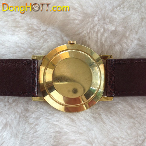 Đồng hồ cổ Bucherer size đẹp mặt tròn dành cho nam bọc vàng toàn thân Automatic