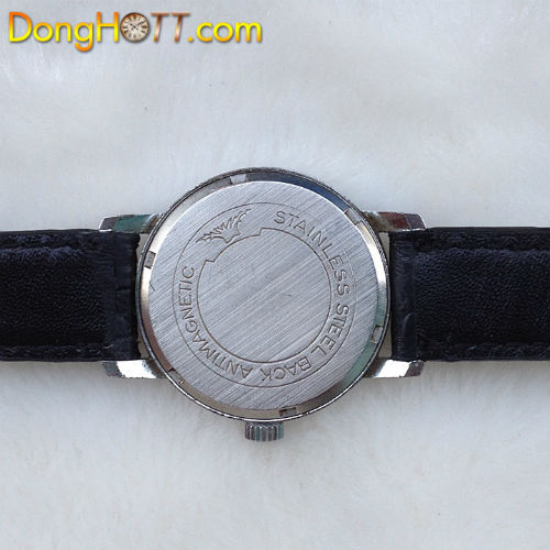 Đồng hồ cổ Edma Thụy Sĩ máy lên dây Thụy Sĩ chính hãng sản xuất 3 kim 1 lịch đẹp như mớ