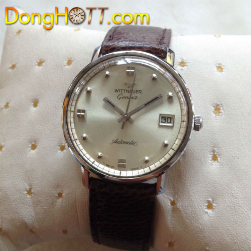 Đồng hồ cổ Wittnauer Automatic 1956 chính hãng THụy Sĩ sản xuất vỏ SS còn rất mới và đẹp Zin nguyên bản