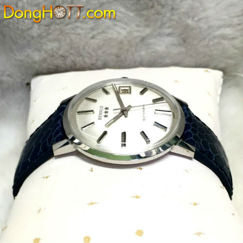 Đồng hồ cổ Benrus 3 sao automatic chính hãng Thụy Sĩ 