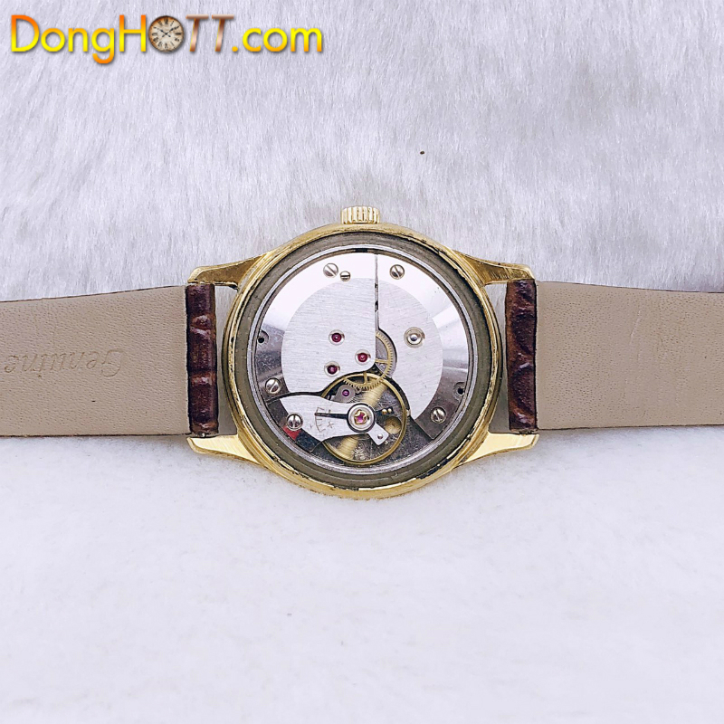 Đồng hồ cổ BIFORA 113 lên dây lacke vàng hồng 18k chính hãng Thuỵ Sỹ