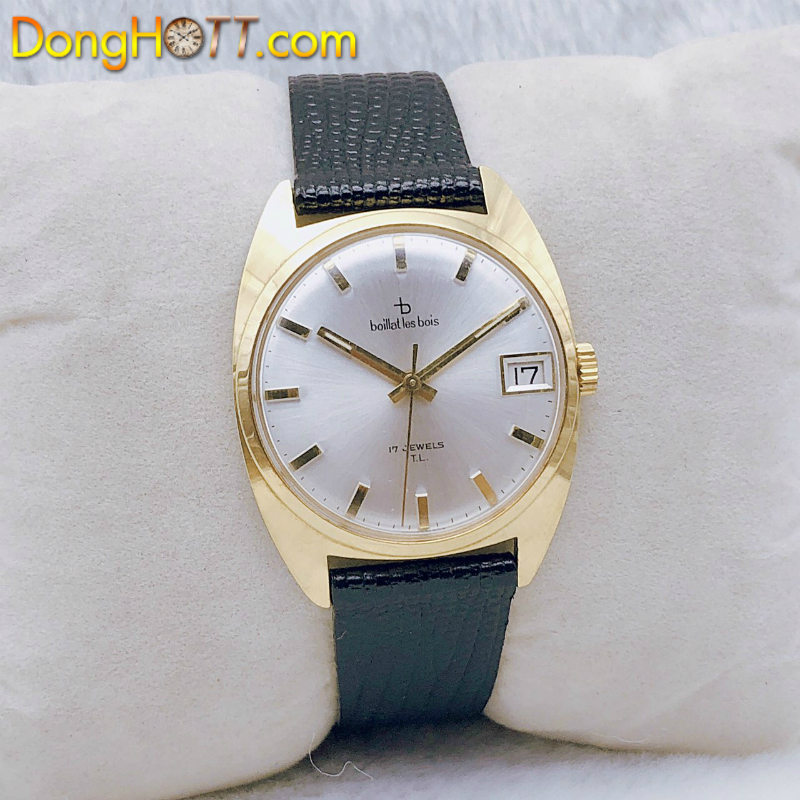 Đồng hồ cổ BOILLAT LES BOIS lên dây siêu mỏng lacke vàng 18k chính hãng Thuỵ sỹ