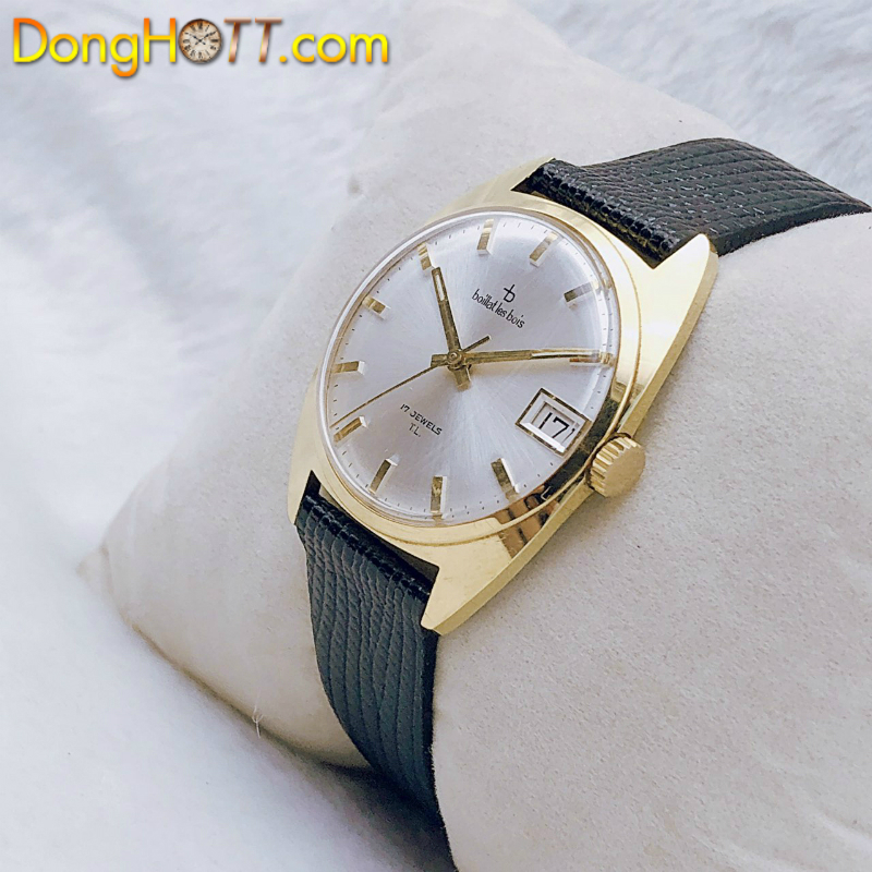 Đồng hồ cổ BOILLAT LES BOIS lên dây siêu mỏng lacke vàng 18k chính hãng Thuỵ sỹ