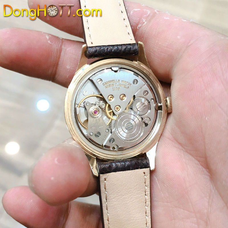 Đồng hồ cổ Caravelle lên dây lacke vàng 18k chính hãng thuỵ sỹ