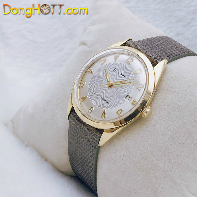 Đồng hồ cổ Bulova Automatic bọc vàng 10k chính hãng Thuỵ Sỹ