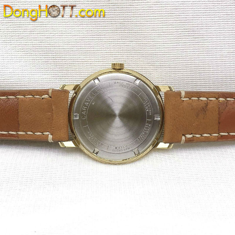Đồng hồ cổ CARAVELLE lên dây lacke 18k chính hãng Thụy Sĩ