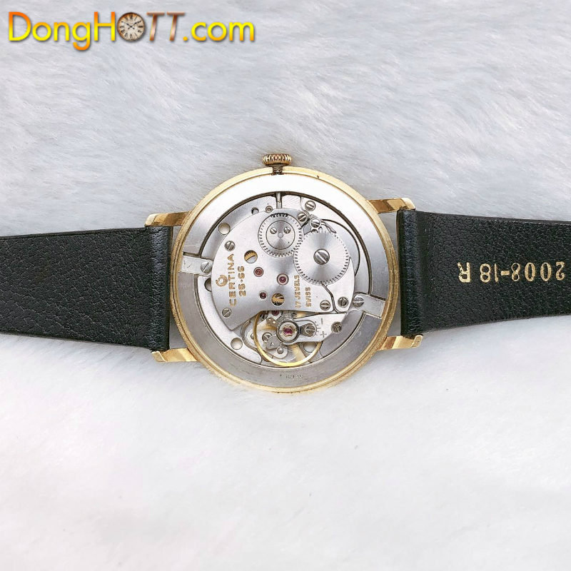 Đồng hồ cổ CERTINA lên dây vàng đúc 18k nguyên khối chính hãng Thuỵ Sỹ 