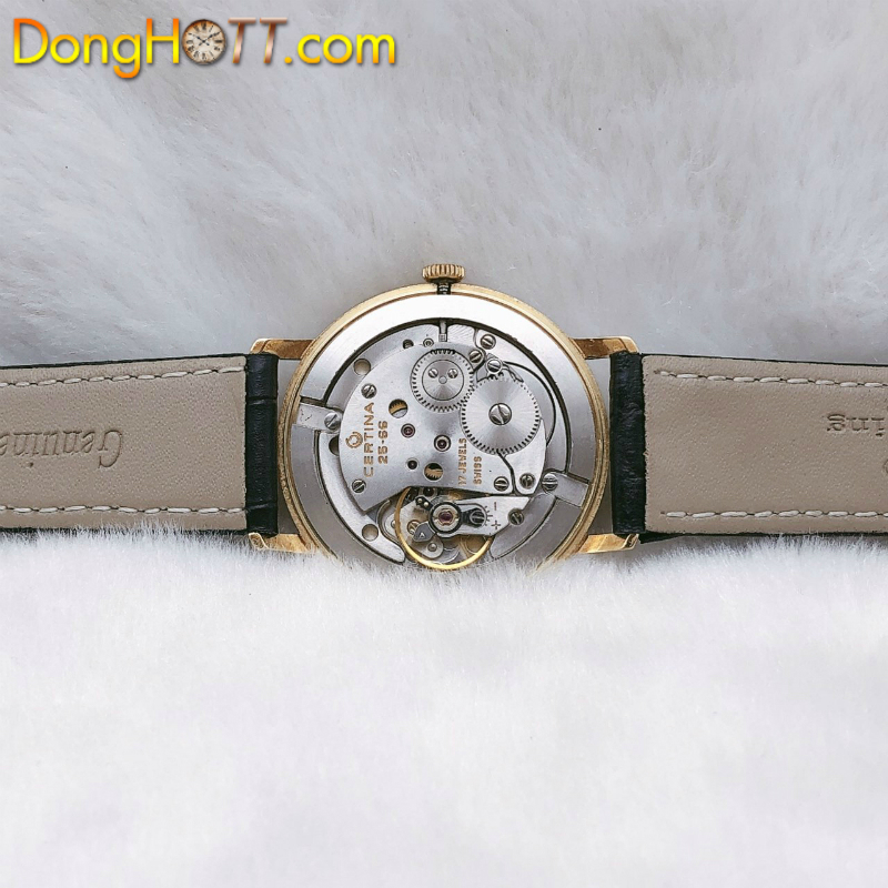  Đồng hồ cổ CERTINA lên dây vàng đúc 18k chính hãng Thuỵ Sỹ 