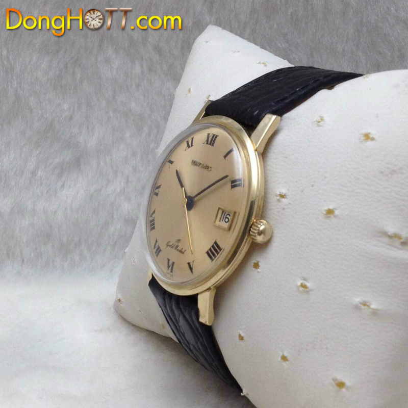 Đồng hồ cổ Longines lên giây siêu mỏng bọc vàng toàn thân chính hãng Thuỵ Sĩ 