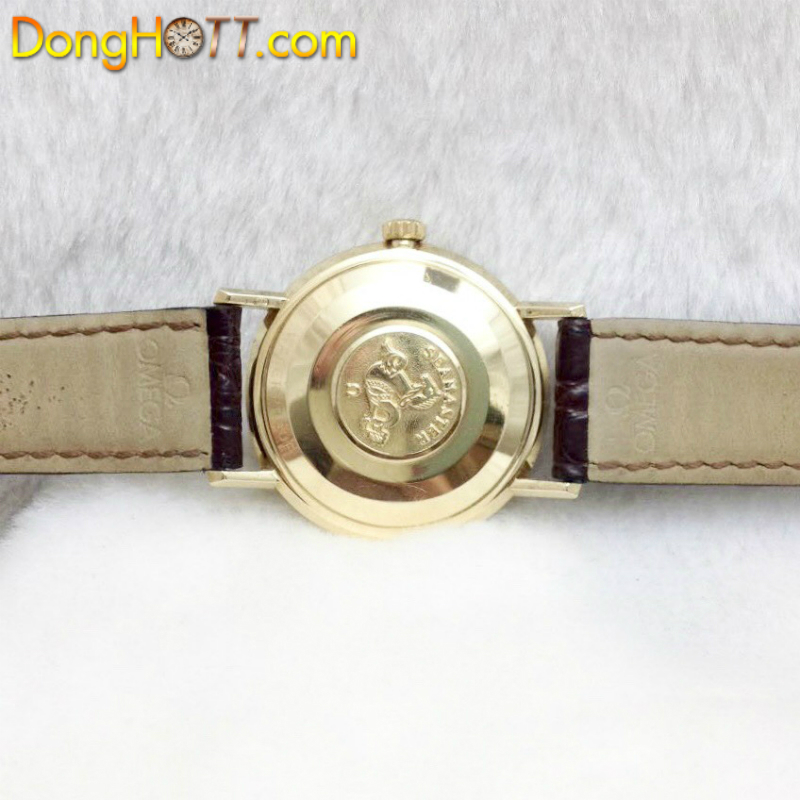 Đồng hồ cổ Omega Automatic Seamaster Deville vàng đúc 18k đặc nguyên khối chính hãng Thuỵ Sĩ 