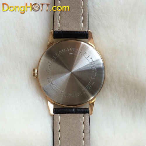 Đồng hồ cổ CARAVELLE máy lên dây lacke vàng 18k chính hãng Nhật Bản sản xuất 1965