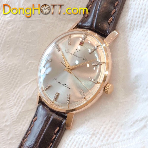 Đồng hồ cổ Citizen DIAMOND FLAKE bọc vàng lộ cơ chính hãng nhật bản