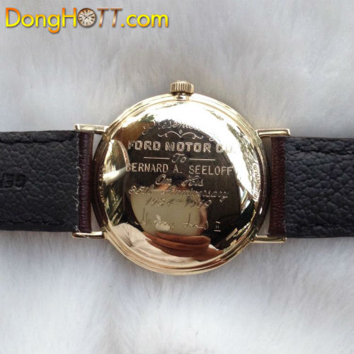 Giao lưu chiếc đồng hồ cổ Hiệu Hamilton máy lên dây vỏ vàng đúc dành cho Nam cực đẹp