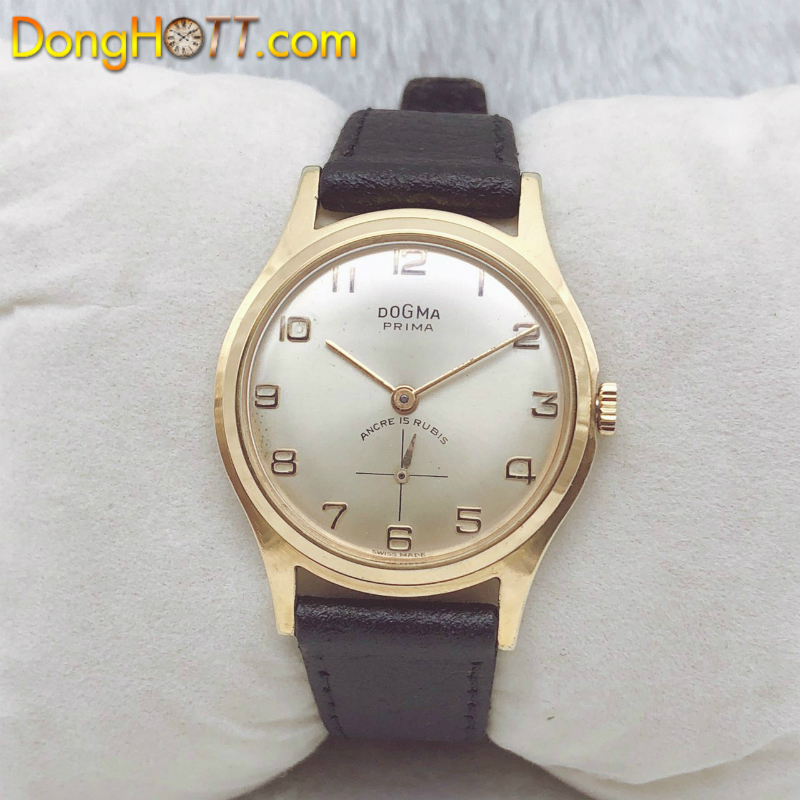 Đồng hồ cổ DOGMA Lên dây lacke vàng 18k chính hãng Thuỵ Sĩ