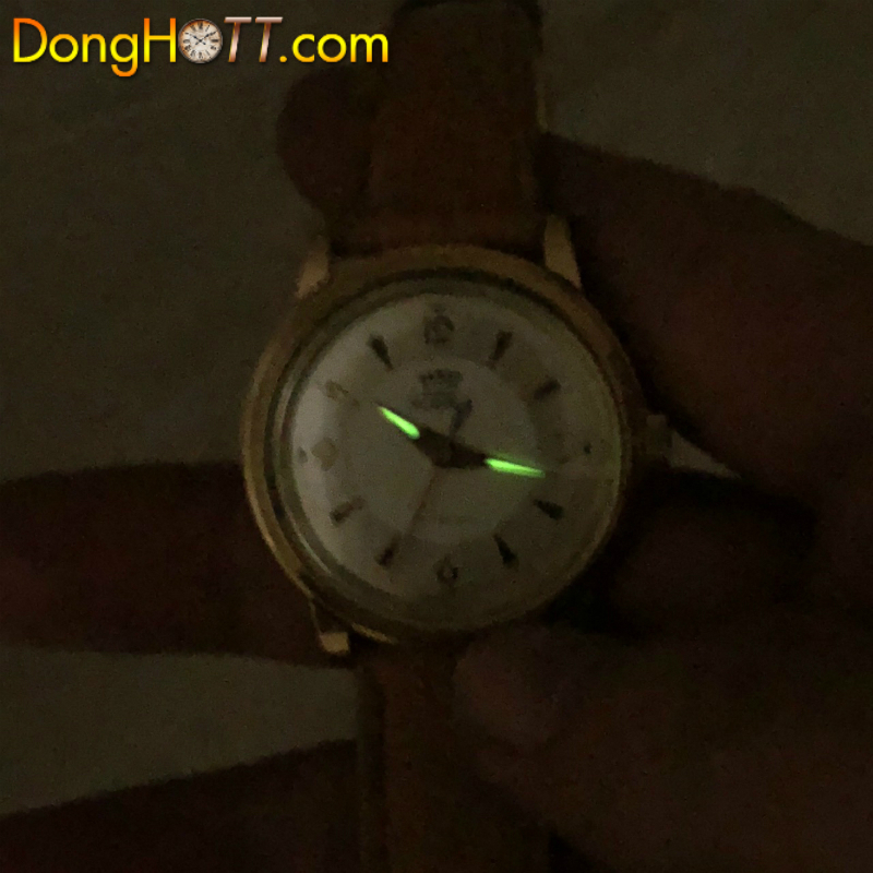 Đồng hồ cổ Fortis lacke vàng 18k 20micro lên dây siêu mỏng chính hãng Thuỵ Sỹ