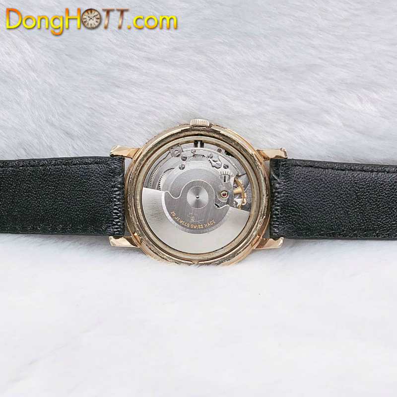 Đồng hồ cổ GENIE Automatic lacke vàng 18k chính hãng Thuỵ Sĩ 