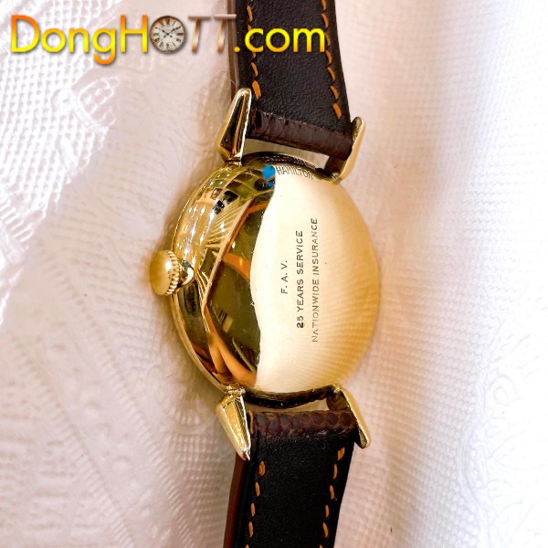 Đồng hồ cổ Hamilton tung hoành lên dây bọc vàng 10k goldfilled chính hãng Thuỵ Sĩ 