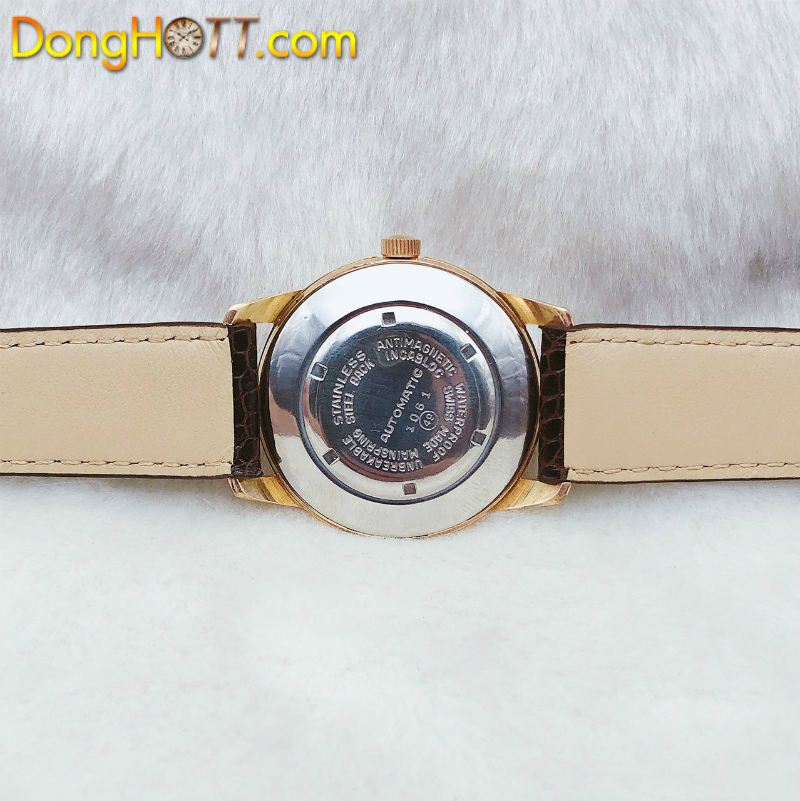 Đồng hồ cổ HAMILTON Automatic lacke vàng hồng 18k chính hãng Thuỵ Sỹ 