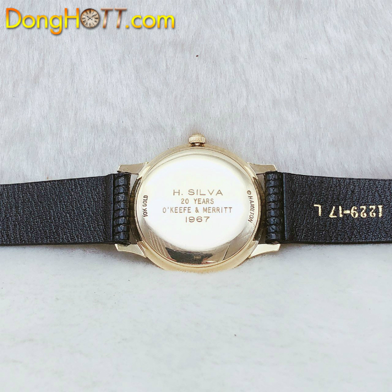 Đồng hồ cổ HAMILTON thin-0-matic vàng đúc 10k nguyên khối chính hãng Thuỵ Sỹ 