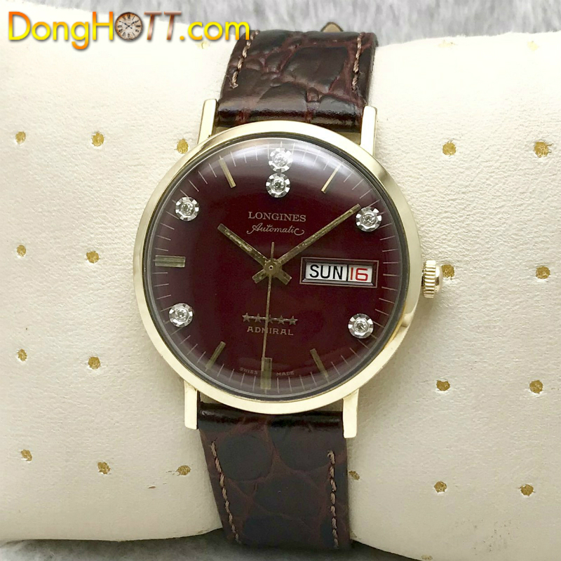 ng h c Longines Automatic 5 sao ADMIRAL 10K GOLD FILLED ch nh