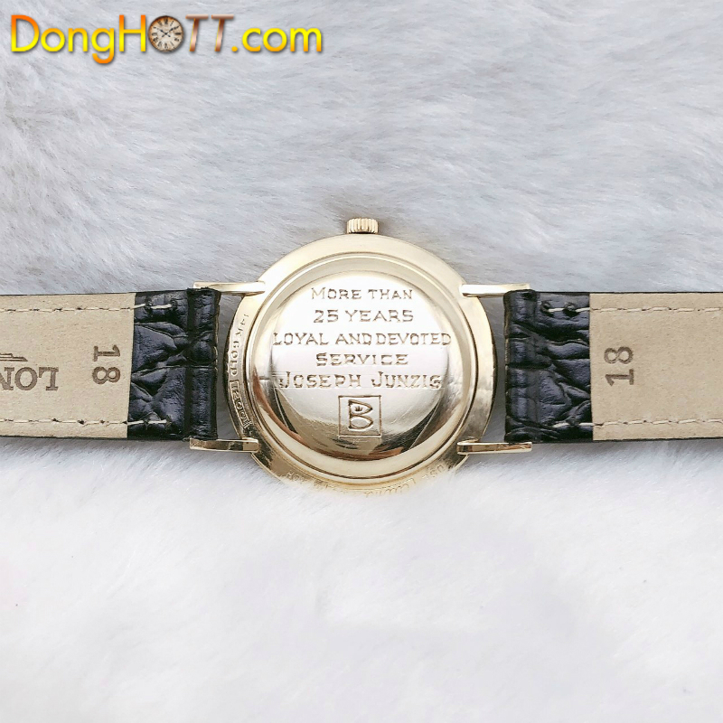 Đồng hồ cổ Longines Automatic vàng đúc 14k nguyên khối chính hãng Thuỵ Sĩ