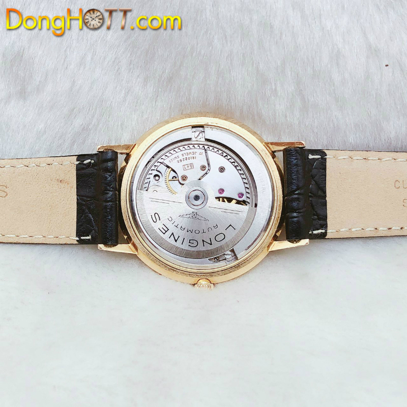 Đồng hồ cổ Longines Flagship automatic vàng hồng đúc 18k đặc nguyên khối Thuỵ Sĩ