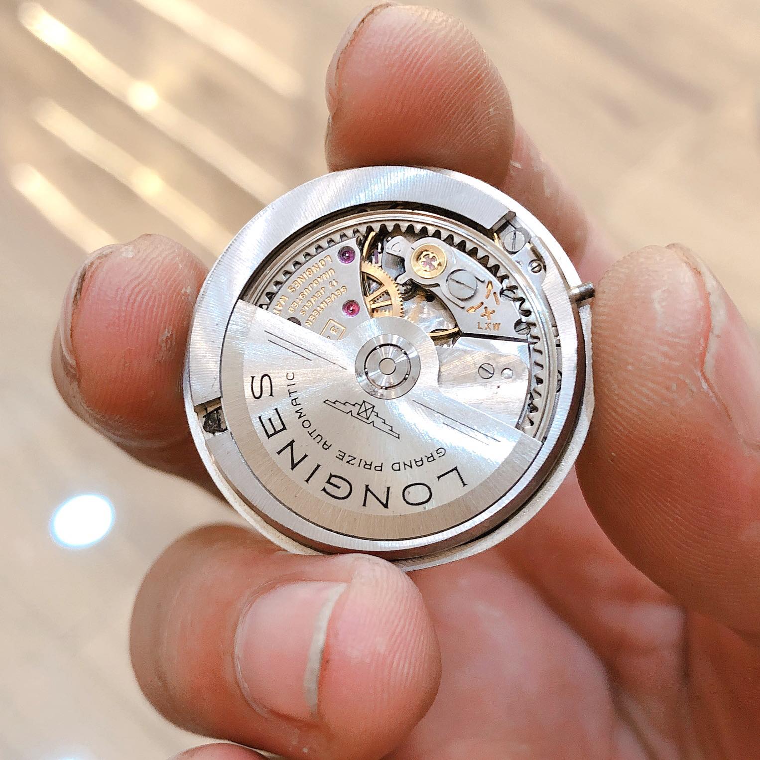 Đồng hồ cổ Longines Automatic vàng đúc đặc 18k nguyên khối fullbox chính hãng Thuỵ Sĩ 