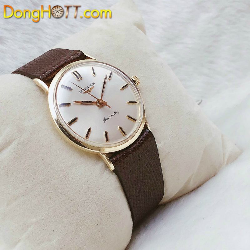 Đồng hồ cổ Longines Automatic vàng đúc 14k nguyên hãng chính hãng Thuỵ Sĩ