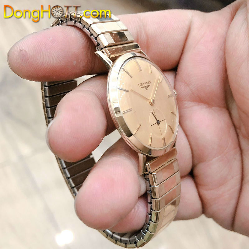 Đồng hồ cổ Longines lên dây bọc vàng 10k toàn thân chính hãng thuỵ sỹ