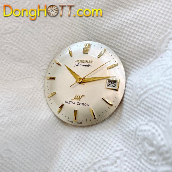 Đồng hồ cổ Longines ULTRA CHRONO automatic bọc vàng 14k chính hãng Thụy Sĩ 