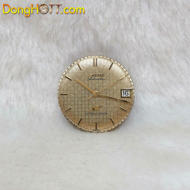 Đồng hồ cổ Longines automatic sấm sét vàng đúc đặc 14k nguyên khối chính hãng Thuỵ Sĩ 