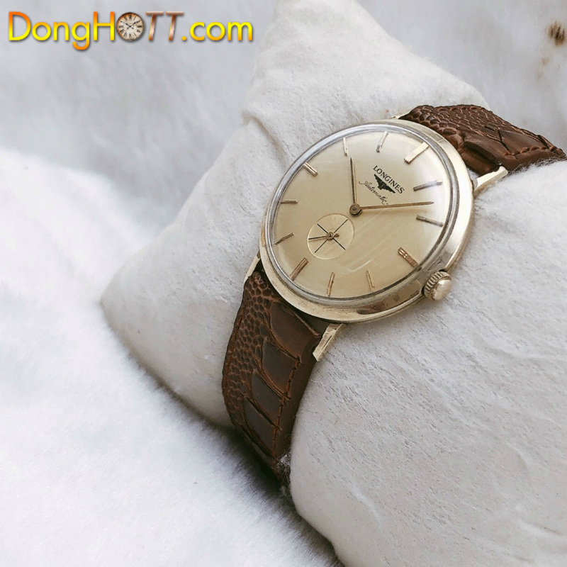 Đồng hồ cổ Longines Automatic 2,5 kim 10K GoldFilled chính hãng Thuỵ Sĩ