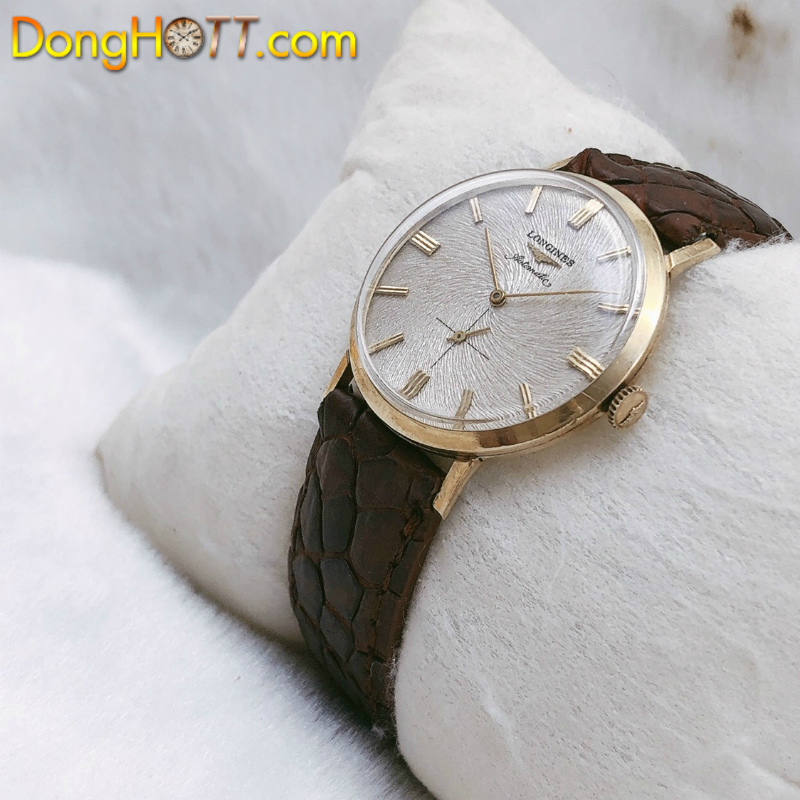 Đồng hồ cổ Longines Automatic 2 kim rưỡi 10K GoldFille chính hãng Thuỵ Sĩ