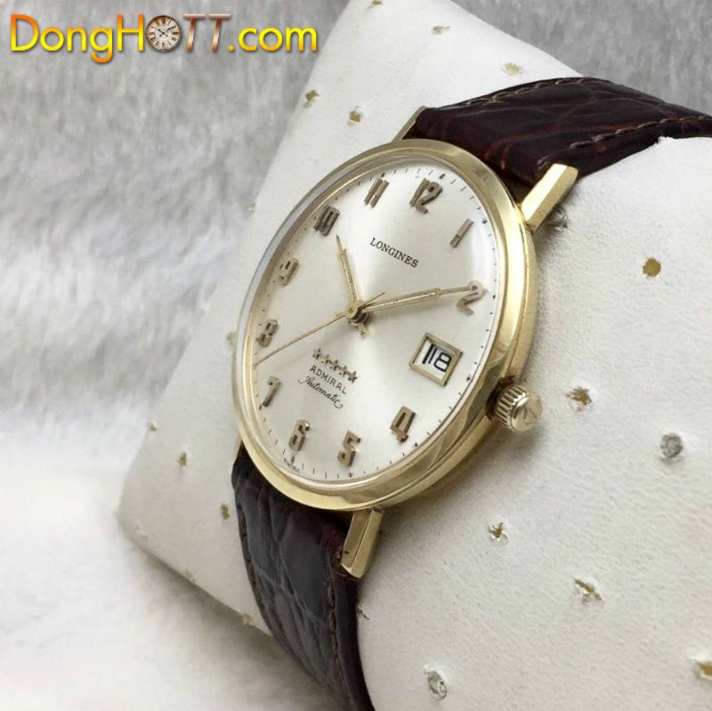 Đồng hồ cổ Longines Automatic 5 sao ADMIRAL Vàng Đúc 18k chính hãng Thuỵ Sĩ 