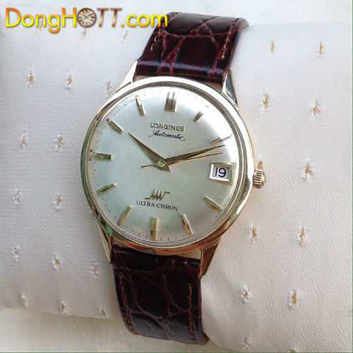 Đồng hồ cổ Longines sấm sét Automatic chính hãng Thụy Sĩ sản xuất 1956, một lịch rất đẹp và rất mới.