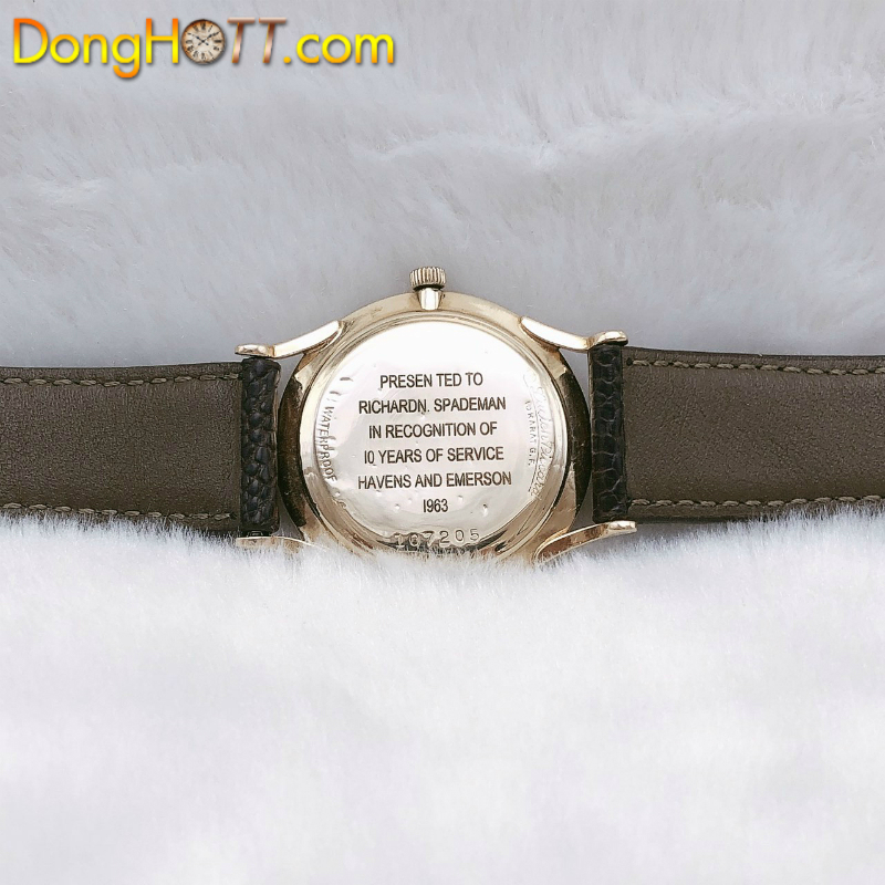 Đồng hồ cổ Lucien picard vàng đúc 10k nguyên khối siêu mỏng chính hãng Thuỵ Sĩ