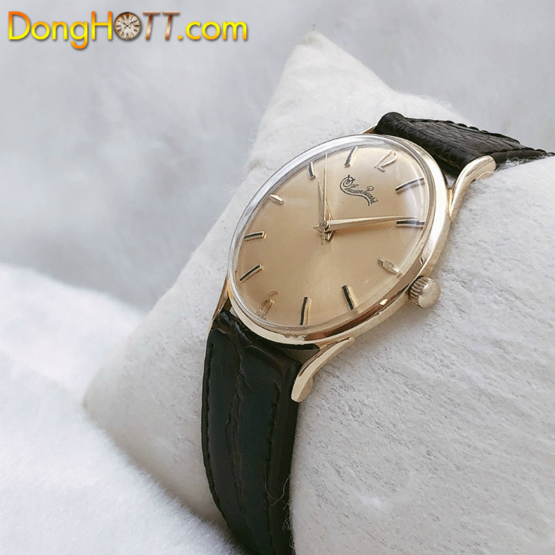 Đồng hồ cổ Lucien picard vàng đúc 10k nguyên khối siêu mỏng chính hãng Thuỵ Sĩ