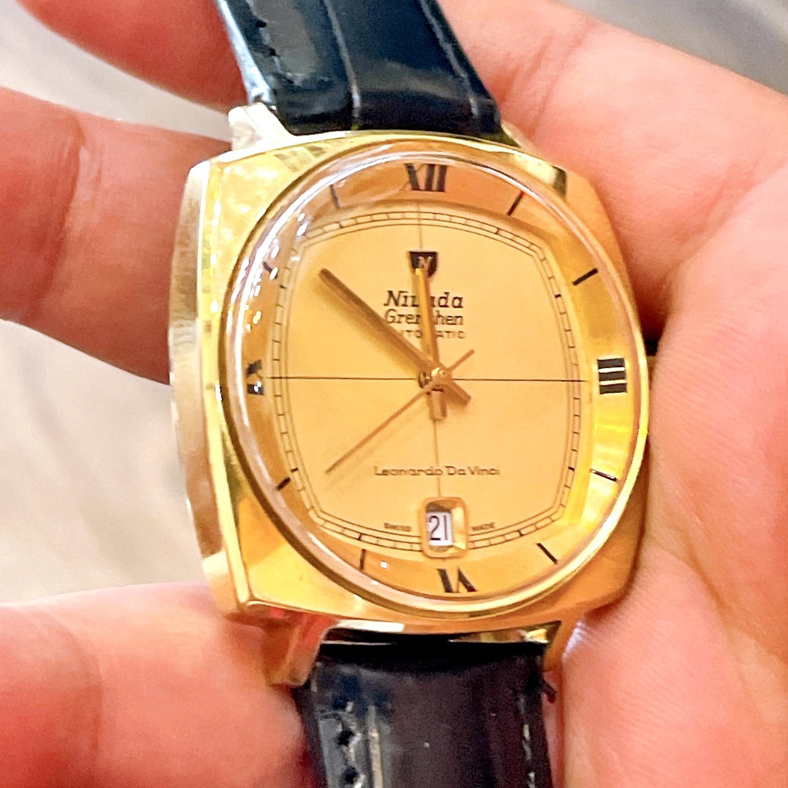 Đồng hồ cổ CRITON NIVADA GRENCHEN Automatic chính hãng Thụy Sĩ 