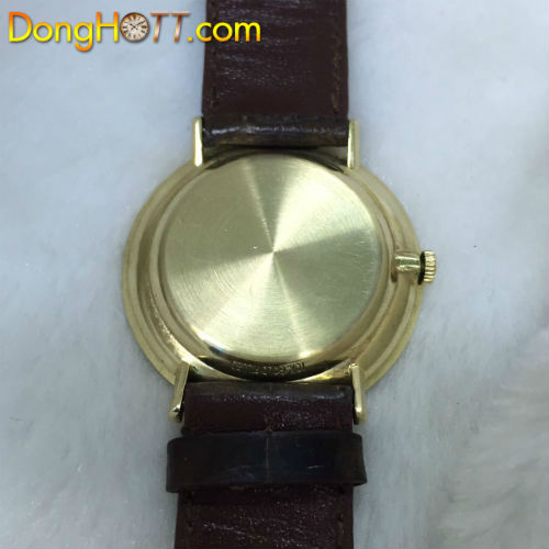 Đồng hồ cổ omega automatic xuất sứ Thuỵ SĨ với mặt số zin, 2 kim rất đẹp. Vỏ-đáy-núm bọc vàng, kính zin saphia không tuỳ vết.
