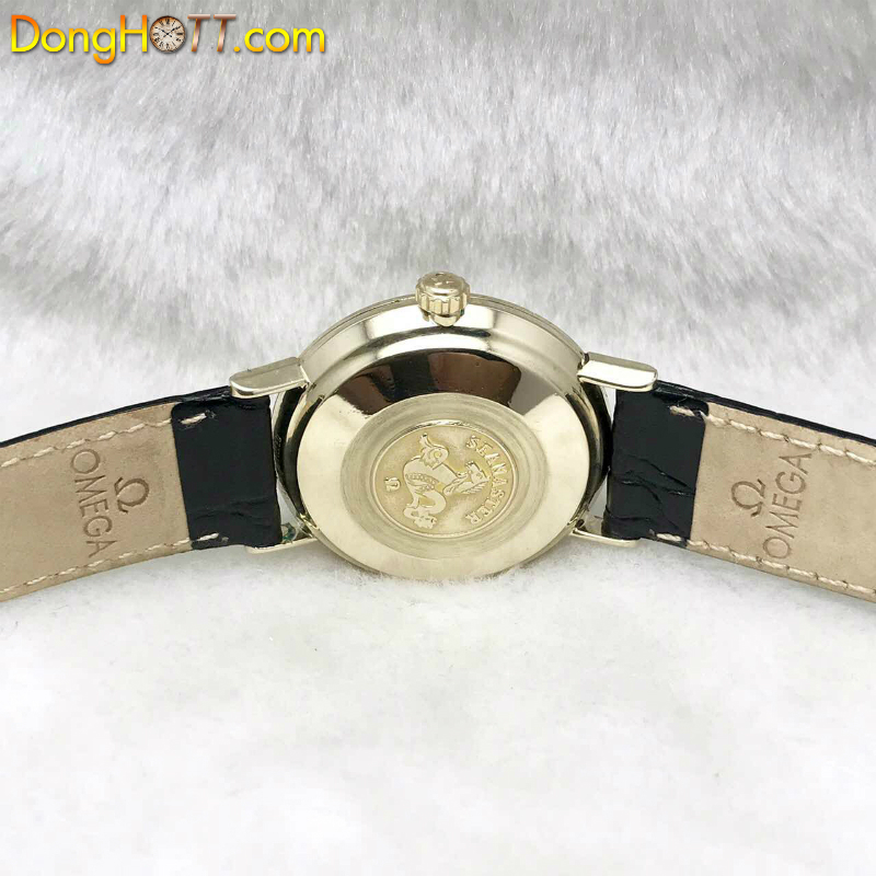 Đồng hồ cổ Omega Seamaster Deville Automatic bọc vàng toàn thân 14k chính hãng Thuỵ Sĩ