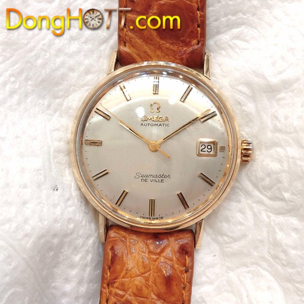 Omega seamaster deville 14k gold online filled