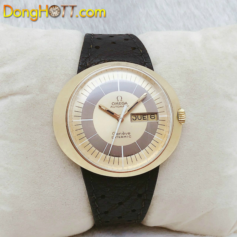 Đồng hồ cổ Omega Đĩa Bay Automatic Geneve Dynamic chính hãng Thuỵ Sỹ
